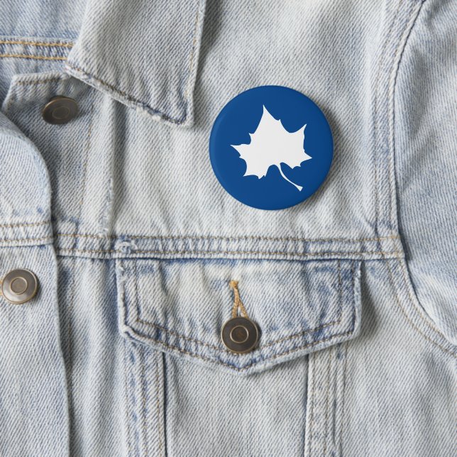Indiana State Leaf Button (In Situ)