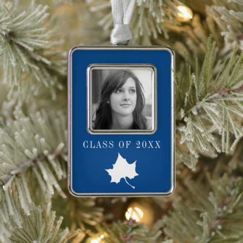 Indiana State Leaf Christmas Ornament