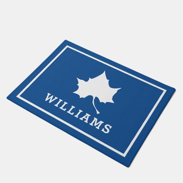 Indiana State Leaf Doormat (Angled)