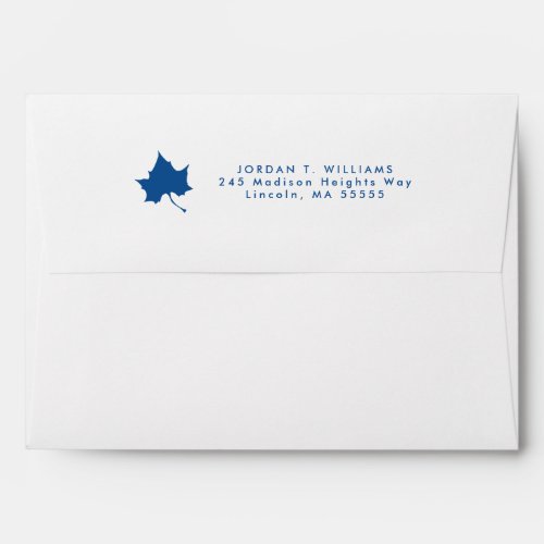 Indiana State Leaf Envelope