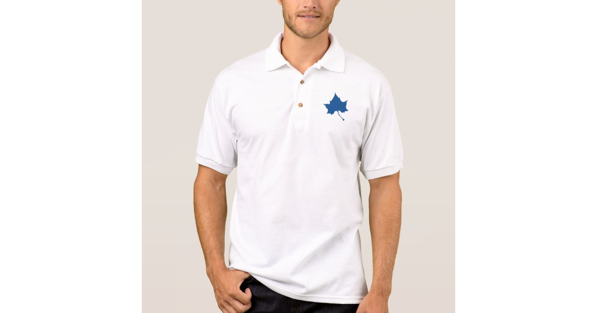 Indiana State Leaf Polo Shirt | Zazzle