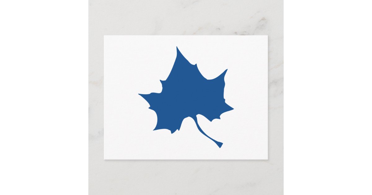 Indiana State Leaf Postcard | Zazzle