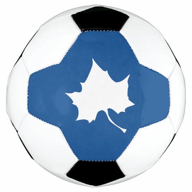 Indiana State Leaf Soccer Ball (Front)