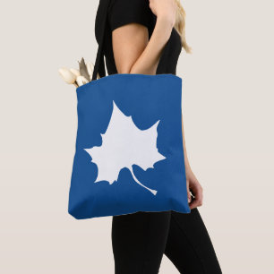 Indiana State Leaf Tote Bag