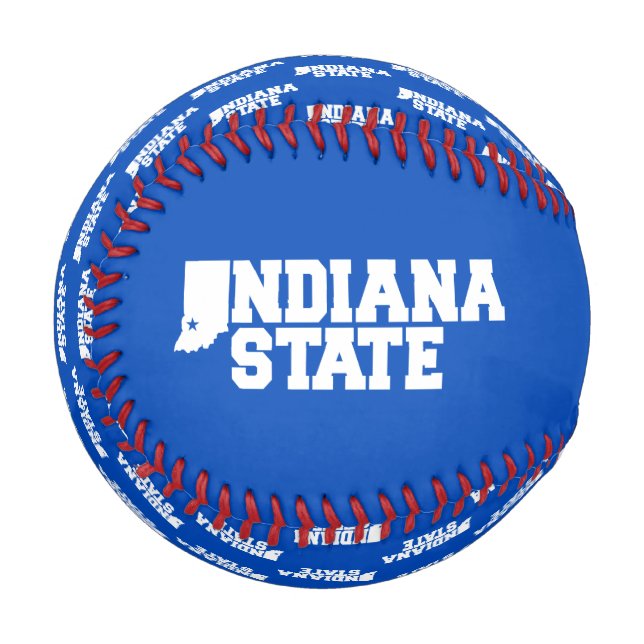 Indiana State Logo Baseball (Front Left)