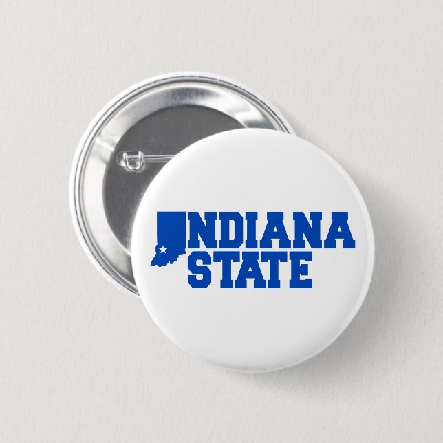 Indiana State Logo Button (Front & Back)