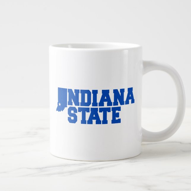 Indiana State Logo Giant Coffee Mug (Right)