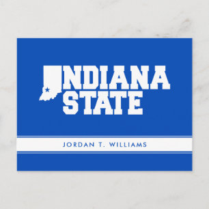 Indiana State Logo Invitation Postcard