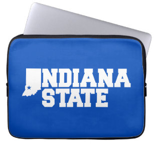 Indiana State Logo Laptop Sleeve