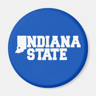 Indiana State Logo Magnet
