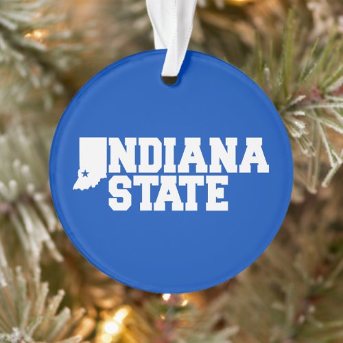 Indiana State Logo Ornament