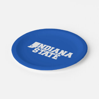 Indiana State Logo Paper Plates