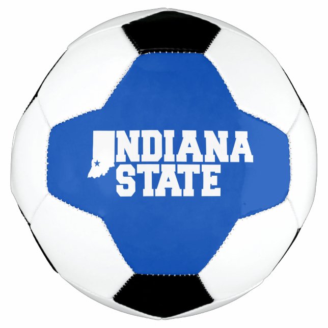 Indiana State Logo Soccer Ball (Front)