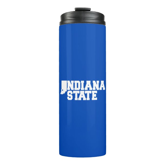 Indiana State Logo Thermal Tumbler (Front)