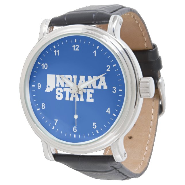 Indiana State Logo Watch (Angled)