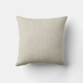 Indiana State Pillow Faux Linen Personalized (Back)
