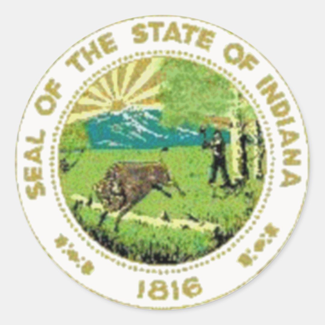 Indiana State Seal | Zazzle