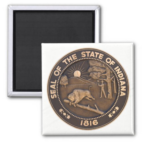 Indiana State Seal Magnet