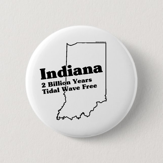 Indiana State Slogan Button (Front)