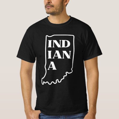 Indiana State Travel Fan Souvenir For Girls Boys M T_Shirt