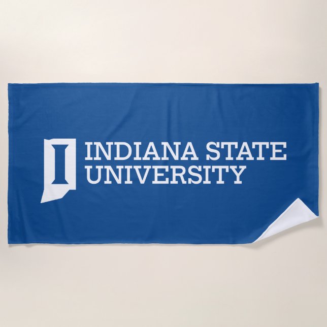 Indiana State University Beach Towel (Front)