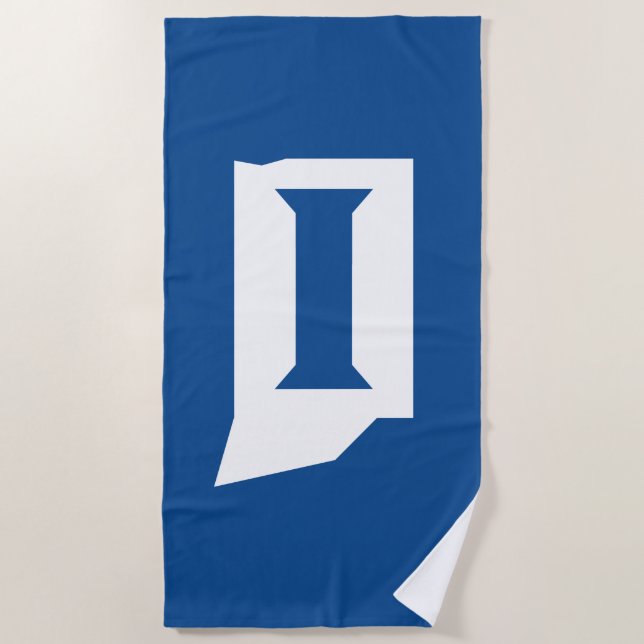 Indiana State University Beach Towel (Front)