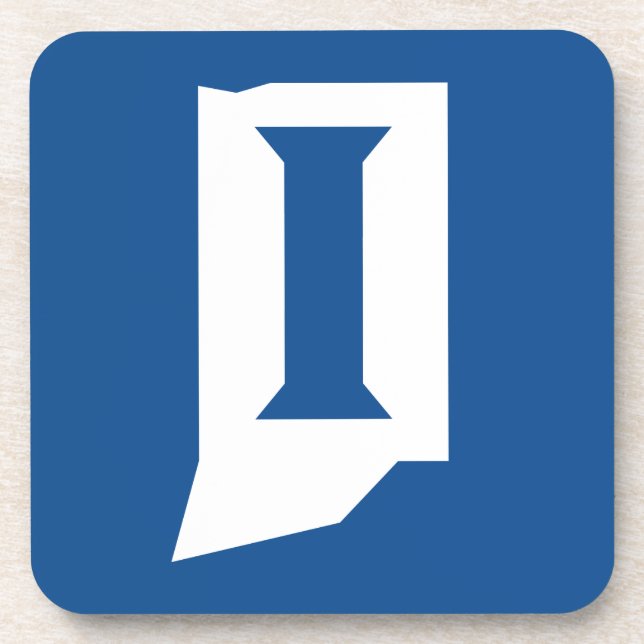 Indiana State University Beverage Coaster (Front)
