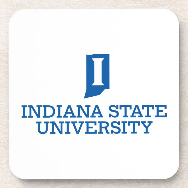 Indiana State University Beverage Coaster (Front)