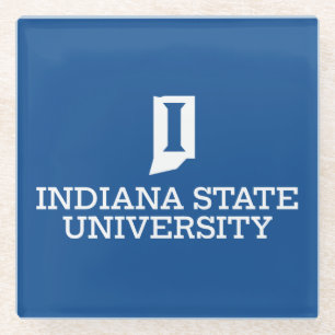 Indiana State University Glass Coaster