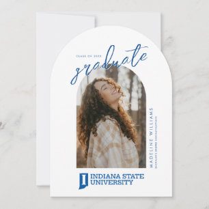 Indiana State University Graduation Invitation