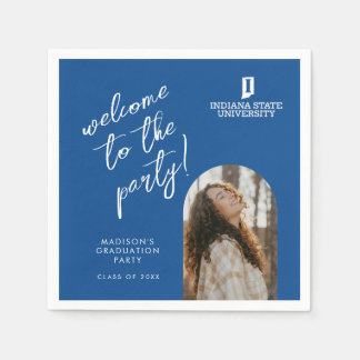 Indiana State University Graduation Napkins