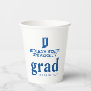 Indiana State University Graduation Paper Cups
