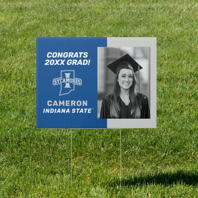 Indiana State University Graduation Sign (Insitu)