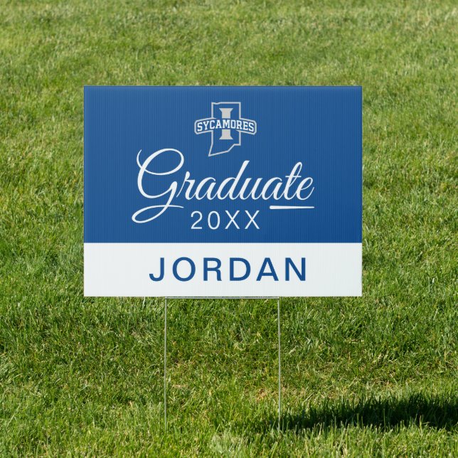 Indiana State University Graduation Sign (Insitu)
