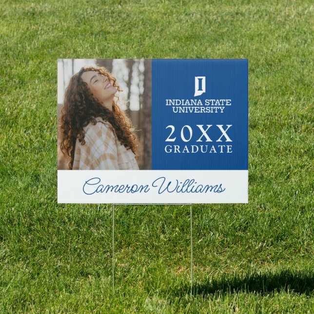 Indiana State University Graduation Sign (Insitu)