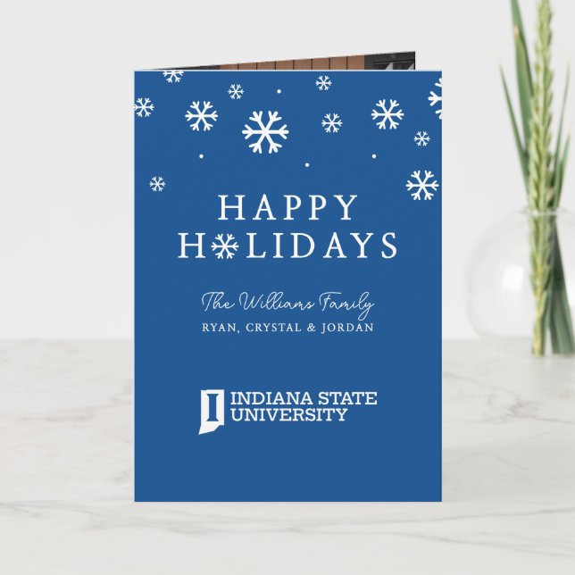 Indiana State University Holiday Card (Front)