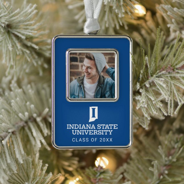 Indiana State University Holiday Christmas Ornament (Tree)