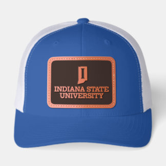 Indiana State University Leather Patch Hat