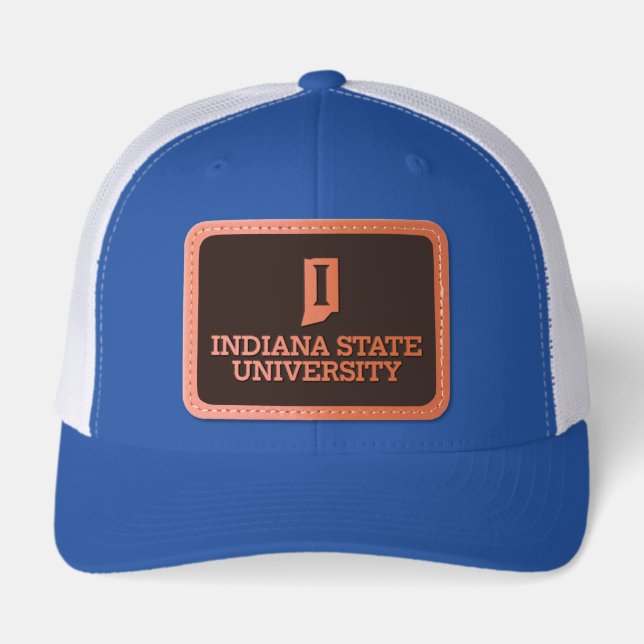 Indiana State University Leather Patch Hat (Front)