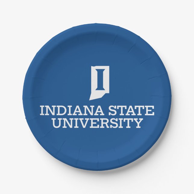 Indiana State University Paper Plates (Front)