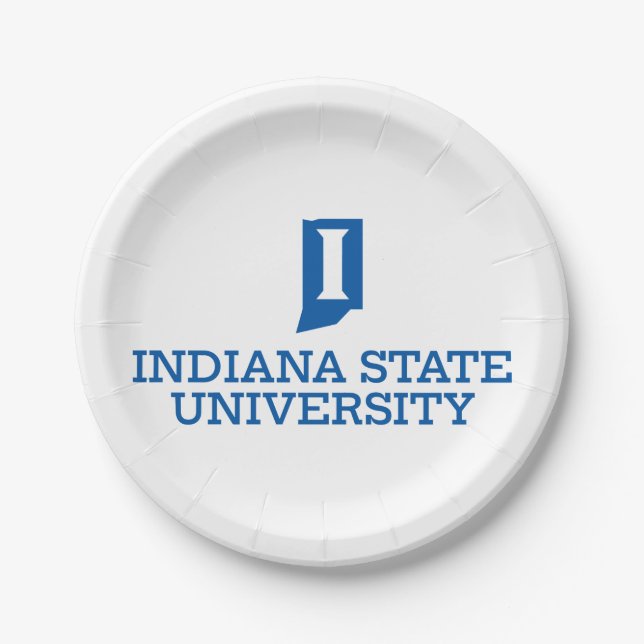 Indiana State University Paper Plates (Front)