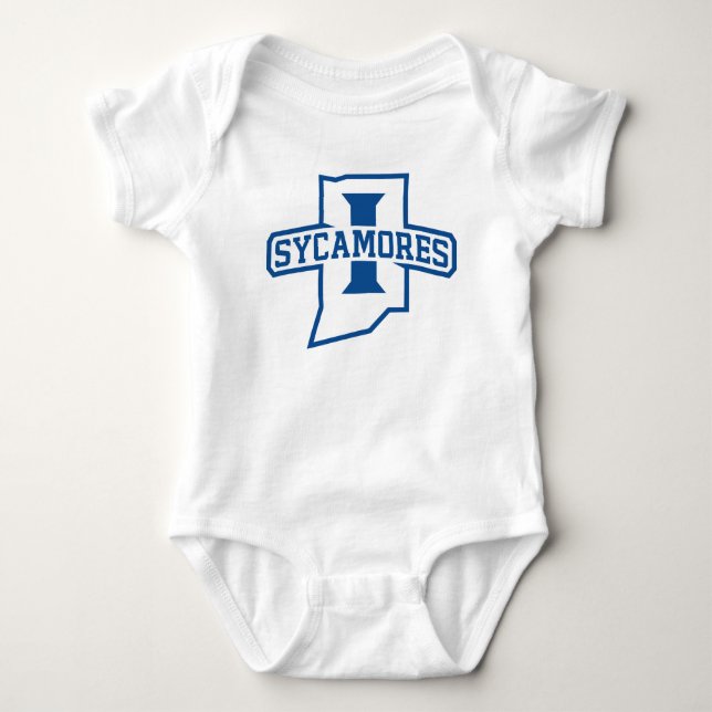 Indiana State University Sycamores Baby Bodysuit (Front)
