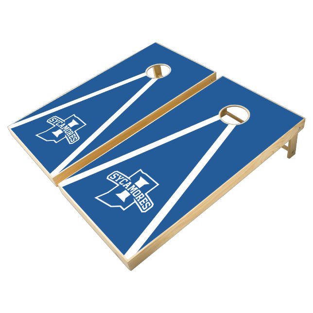 Indiana State University Sycamores Cornhole Set (Angled)