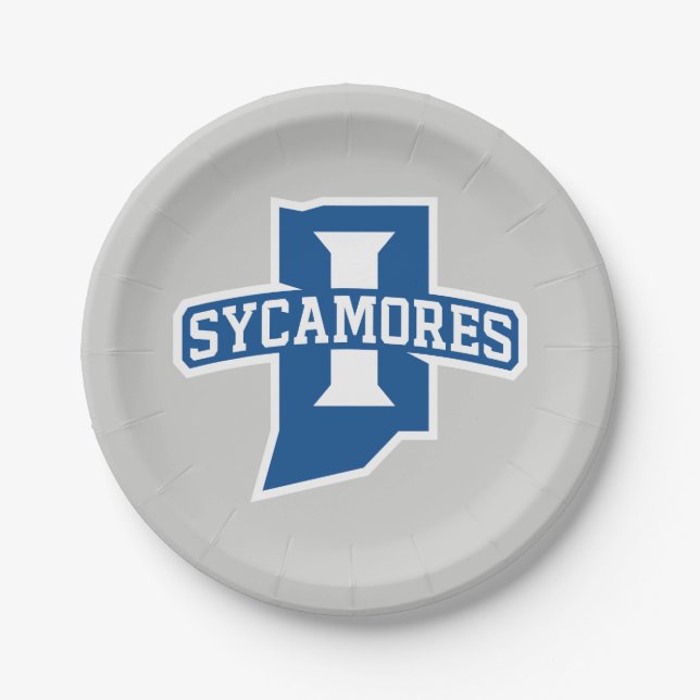 Indiana State University Sycamores Paper Plates (Front)