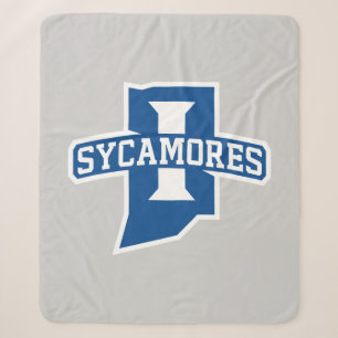Indiana State University Sycamores Sherpa Blanket