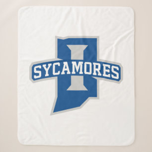 Indiana State University Sycamores Sherpa Blanket