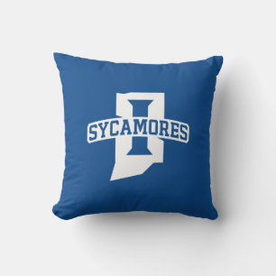 Indiana State University Sycamores Throw Pillow