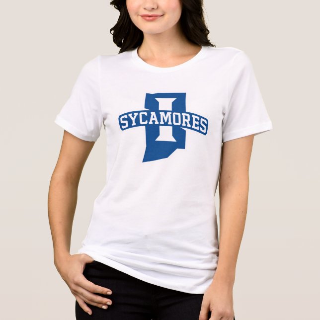 Indiana State University Sycamores Tri-Blend Shirt (Front)