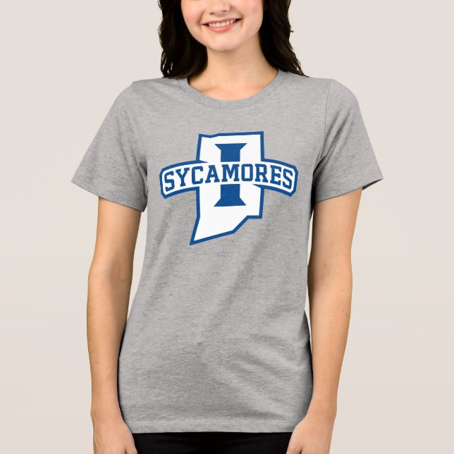 Indiana State University Sycamores Tri-Blend Shirt (Front)