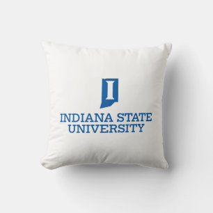 Indiana State University Throw Pillow
